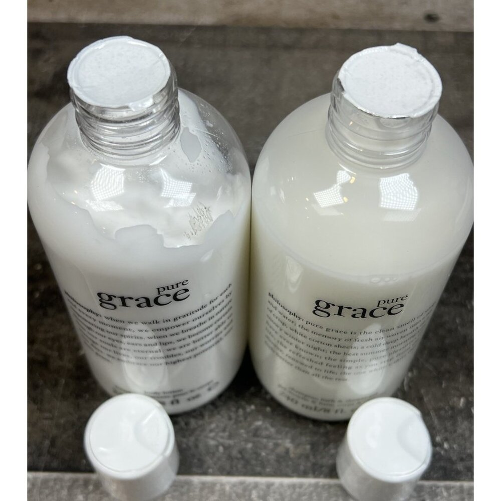 PHILOSOPHY PURE GRACE SHAMPOO,BATH &SHOWER GEL &BODY LOTION 8FLOZ - Picture 3 of 5